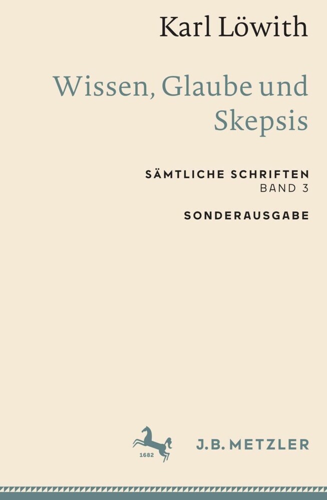 Karl Löwith: Wissen, Glaube und Skepsis main product photo