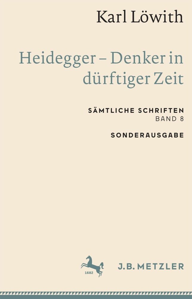 Karl Löwith: Heidegger - Denker in dürftiger Zeit main product photo