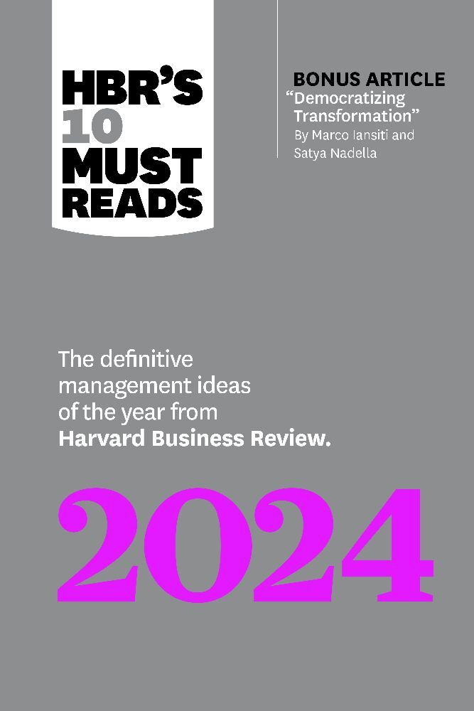 HBR's 10 Must Reads 2024 main product photo