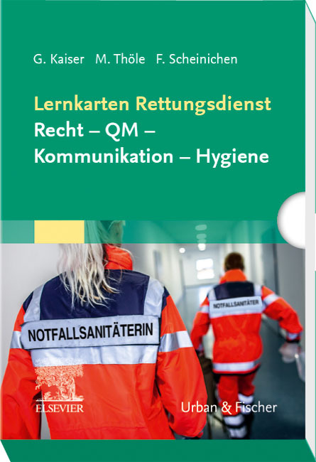 Lernkarten Rettungsdienst: Recht - QM - Kommunikation - Hygiene main product photo
