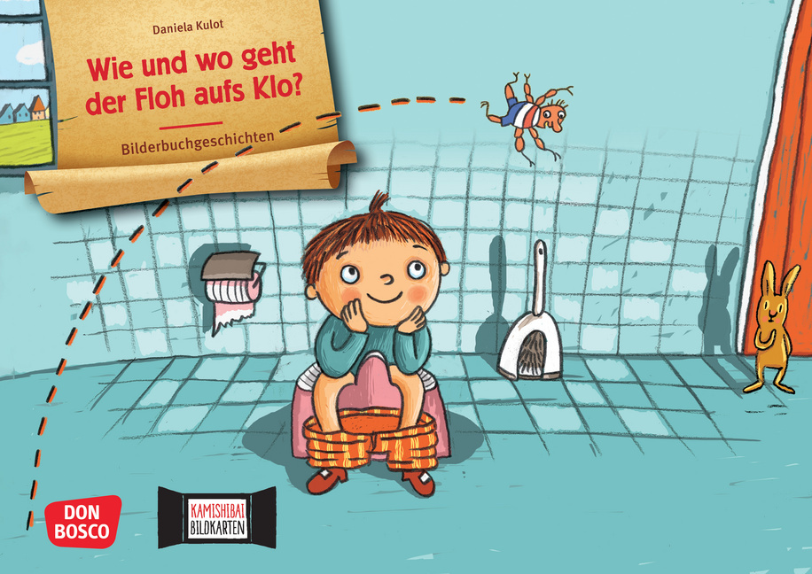 Wie und wo geht der Floh aufs Klo? Kamishibai Bildkartenset main product photo