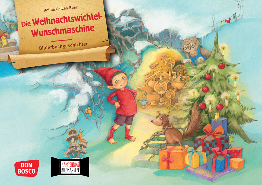 Die Weihnachtswichtel-Wunschmaschine. Kamishibai Bildkartenset main product photo