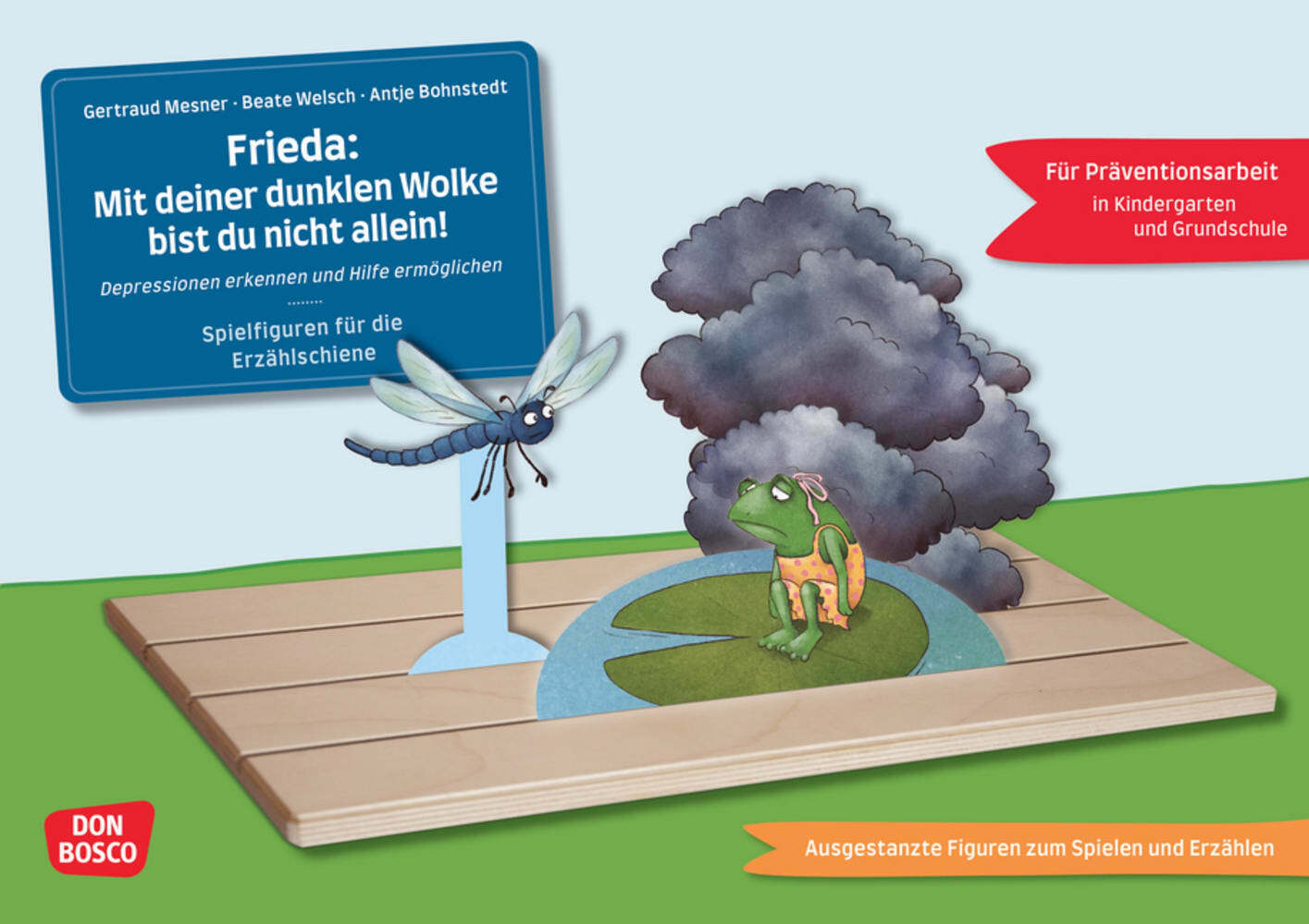 Frieda: Mit deiner dunklen Wolke bist du nicht allein! Erzählschienen-Figurenset main product photo