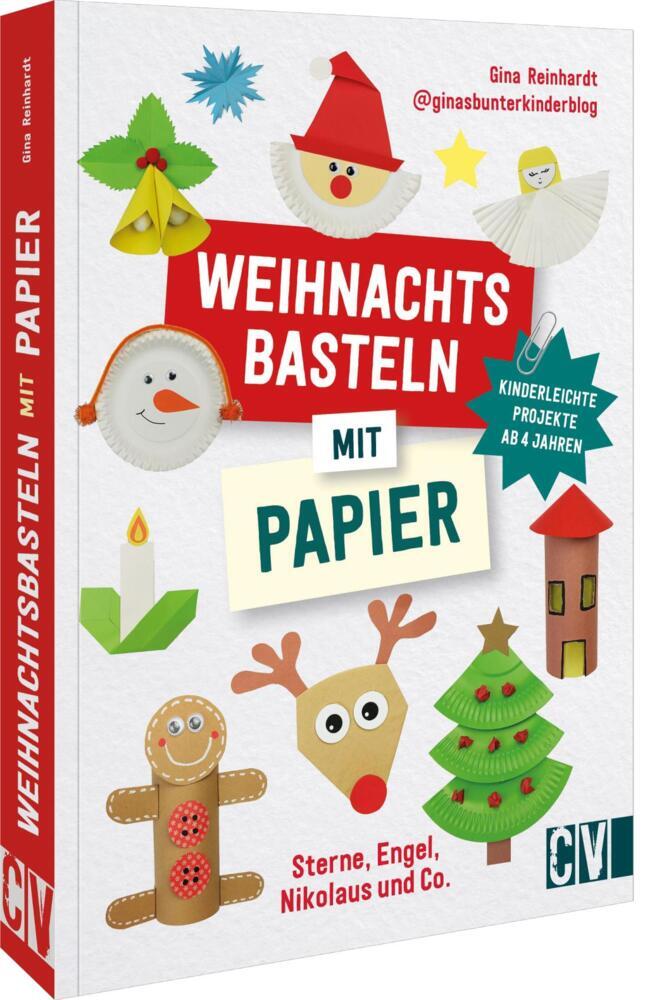 Weihnachtsbasteln mit Papier main product photo