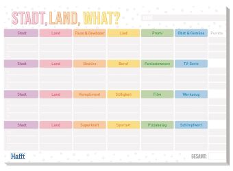 Tisch-Block Stadt-Land-What? A5