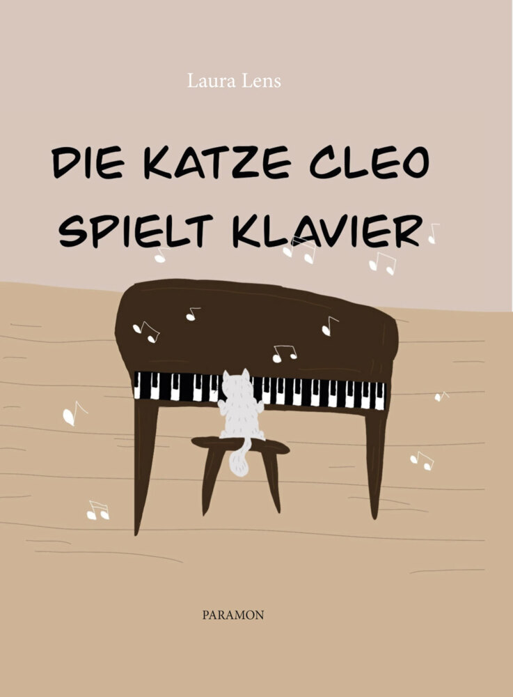 Die Katze Cleo spielt Klavier main product photo