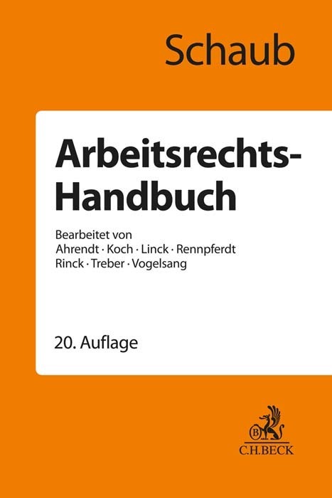 Arbeitsrechts-Handbuch main product photo