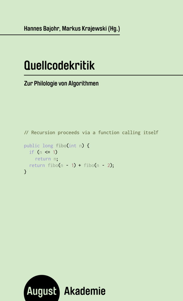 Quellcodekritik main product photo