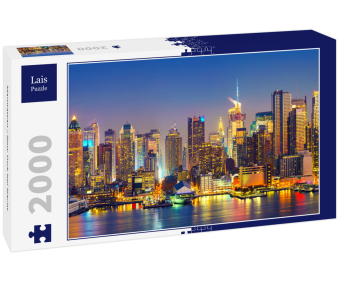 Lais Puzzle Manhattan / New York bei Nacht 2000 Teile