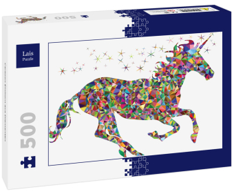 Lais Puzzle Cartoon Einhorn aus Diamanten 500 Teile