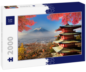 Lais Puzzle Mount Fuji Japan in Herbstfarben 2000 Teile