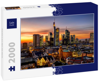 Lais Puzzle Frankfurt am Main bei Nacht 2000 Teile