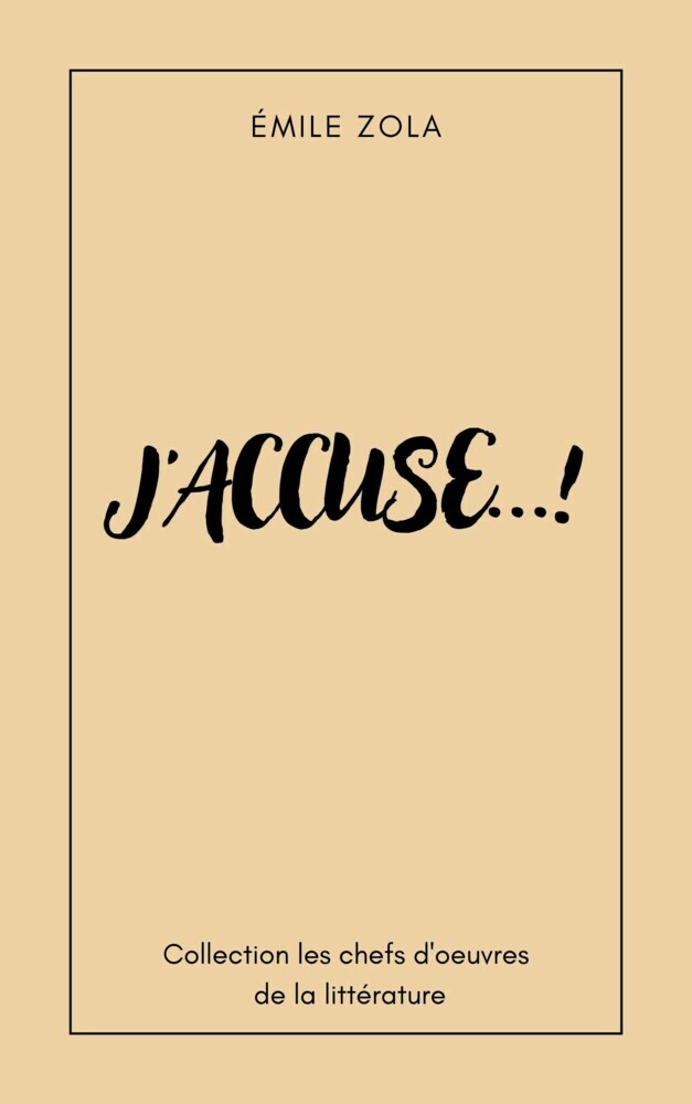J'accuse ! main product photo