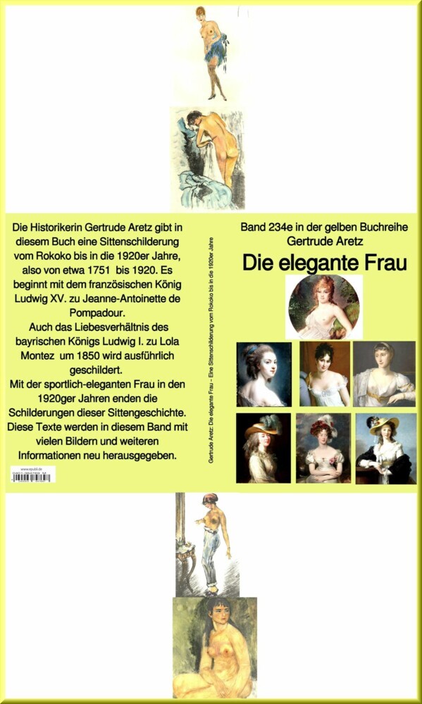 Die elegante Frau - Eine Sittenschilderung vom Rokoko bis in die 1920er Jahre - bei Jürgen Ruszkowski main product photo