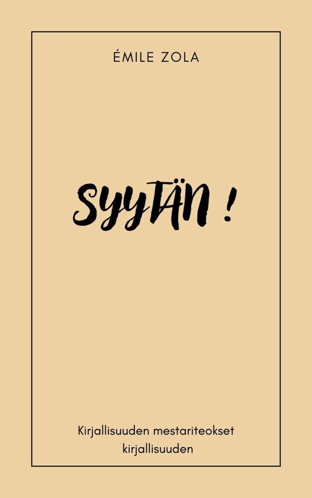 Syytän ! main product photo