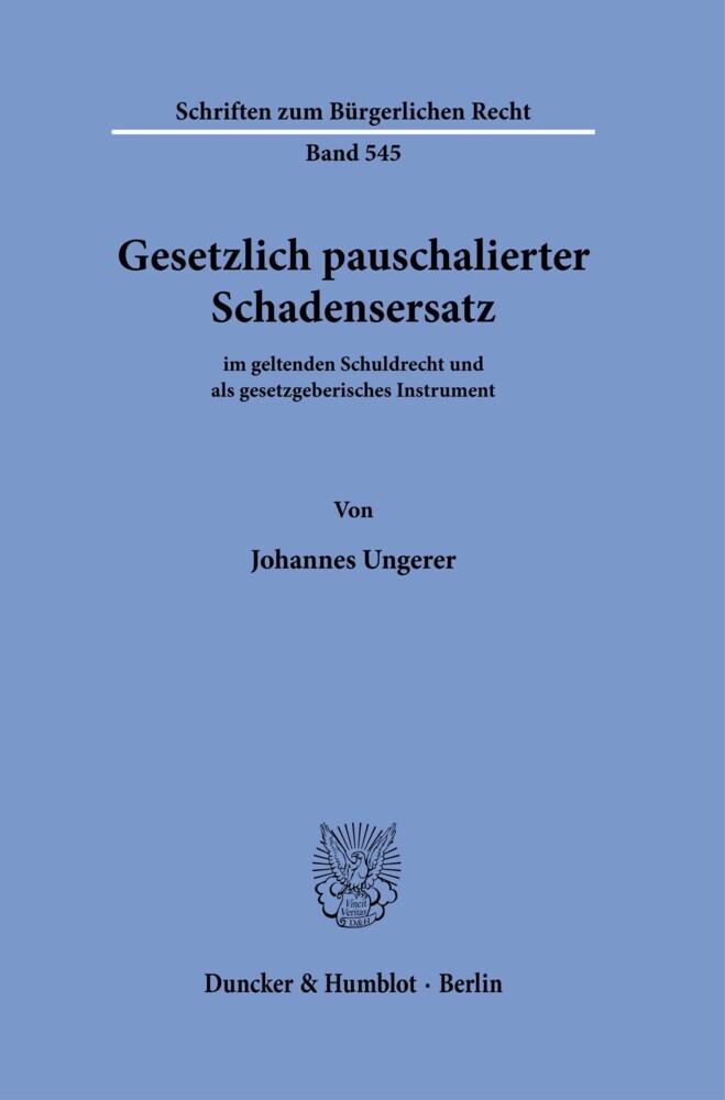Gesetzlich pauschalierter Schadensersatz main product photo