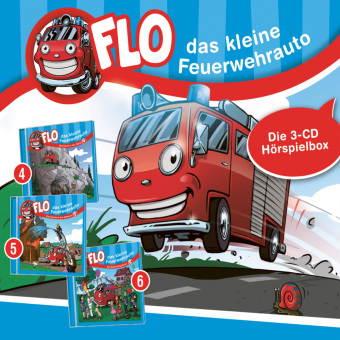 Flo - das kleine Feuerwehrauto - Die 3-CD Hörspielbox 2, Audio-CD