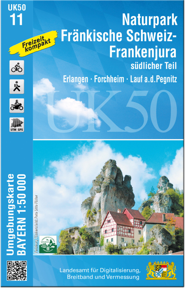 UK50-11 Naturpark Fränkische Schweiz - Frankenjura südlicher Teil main product photo