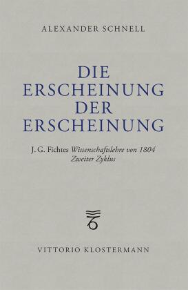 Die Erscheinung der Erscheinung