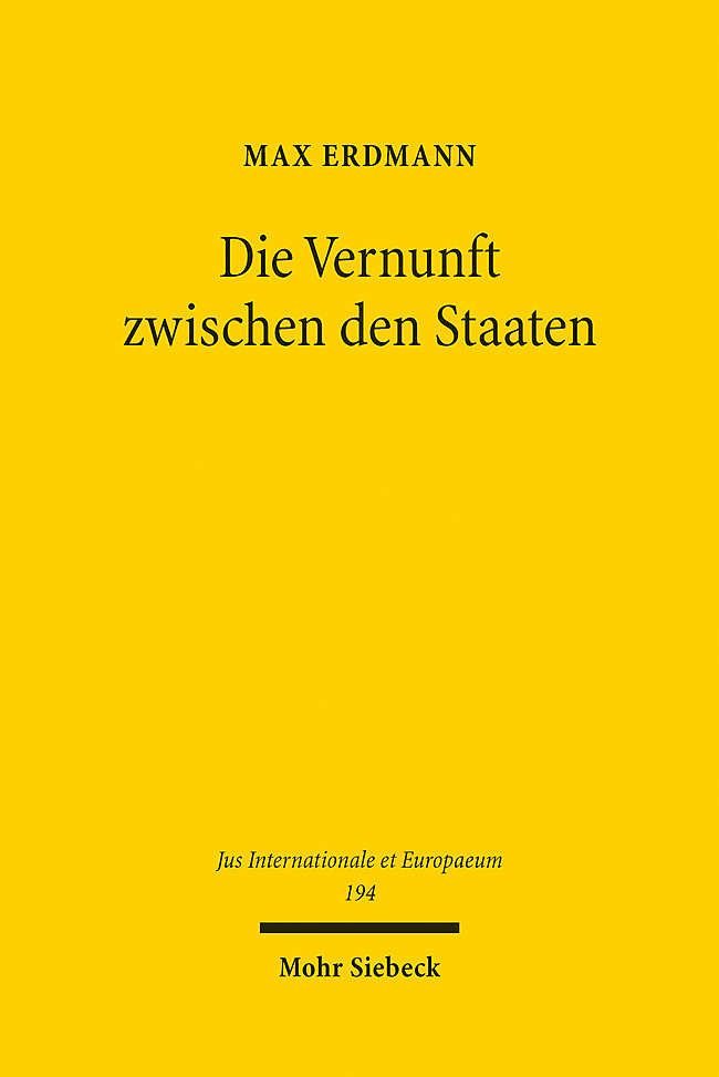 Die Vernunft zwischen den Staaten main product photo