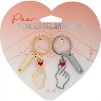 Schlüsselanhänger-Set "Taumfrau & Traummann"