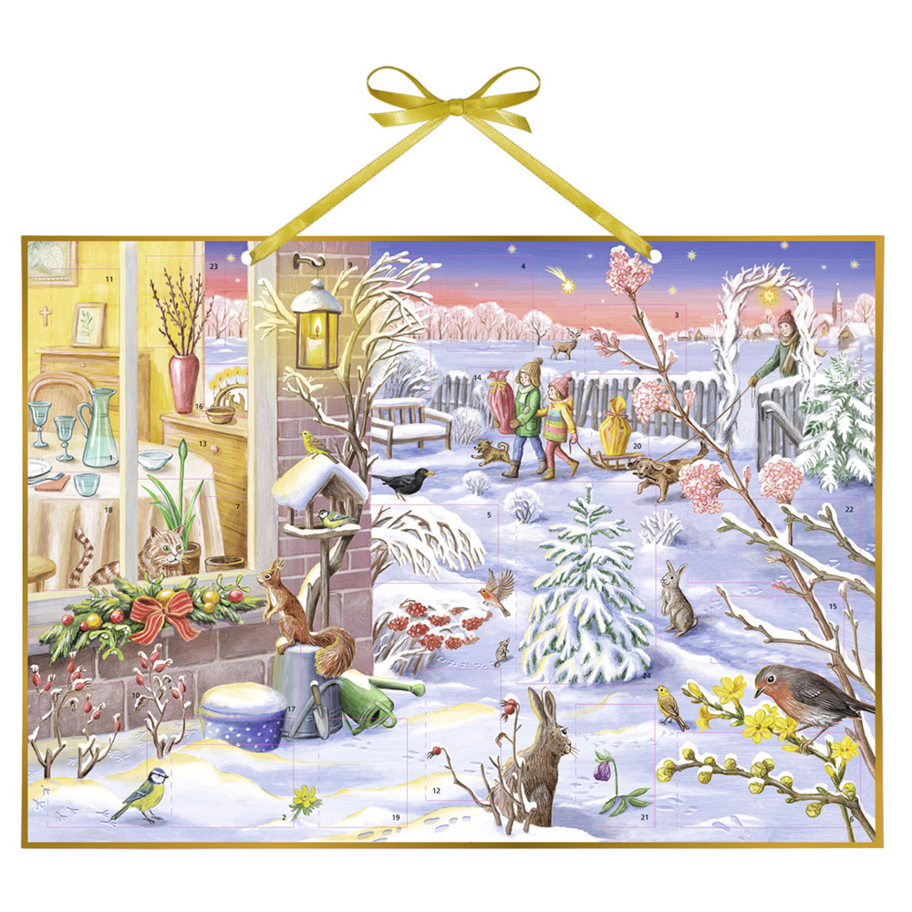 Adventskalender »Blüten im Schnee« main product photo