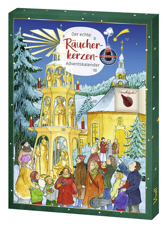 Der echte Räucherkerzen-Adventskalender main product photo