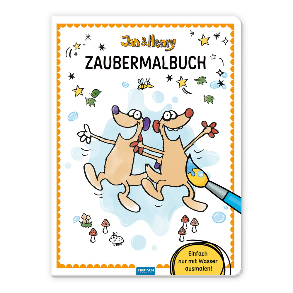 Trötsch Malbuch Jan und Henry Zaubermalbuch main product photo
