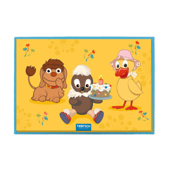 Trötsch Unser Sandmännchen Pop-up Karte Pittiplatsch und Freunde