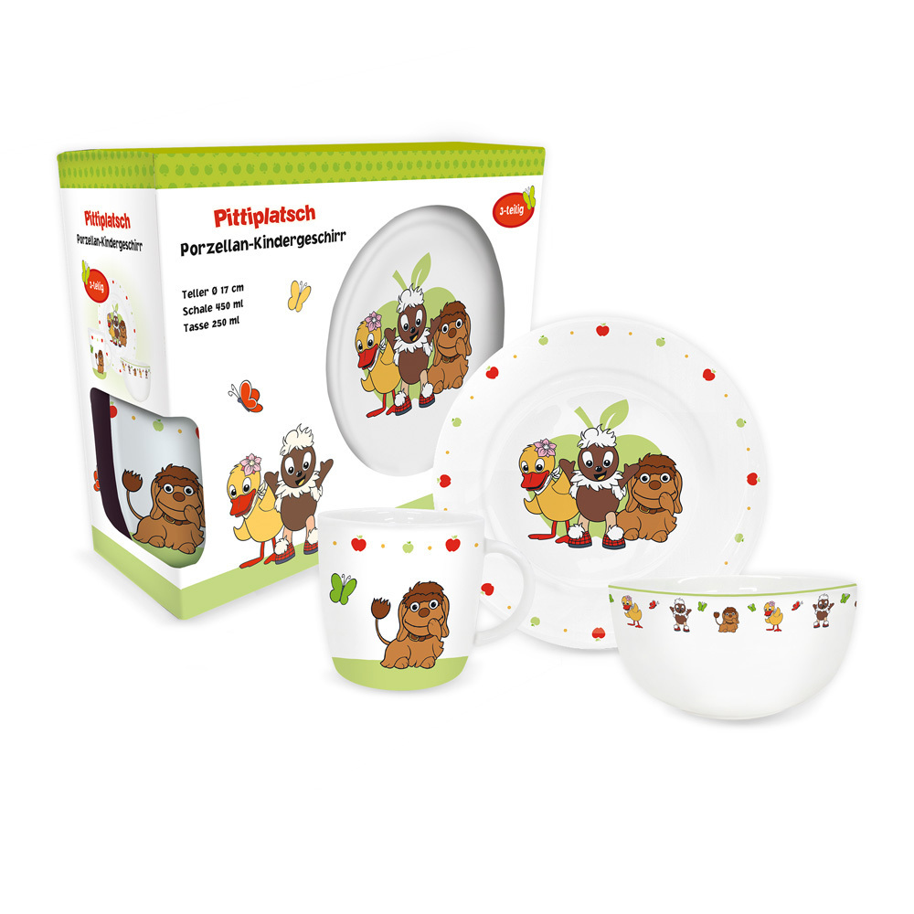 Trötsch Pittiplatsch und Freunde Geschirrset aus Porzellan main product photo