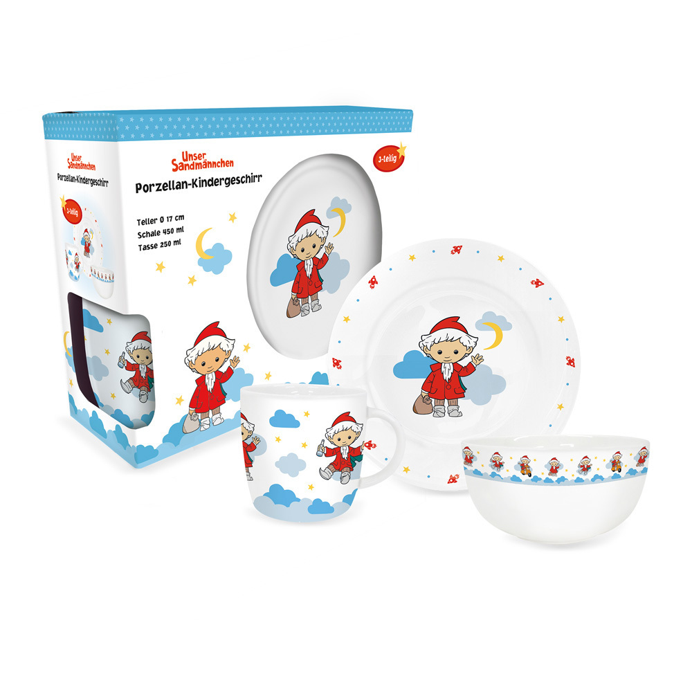 Trötsch Unser Sandmännchen Geschirrset aus Porzellan main product photo