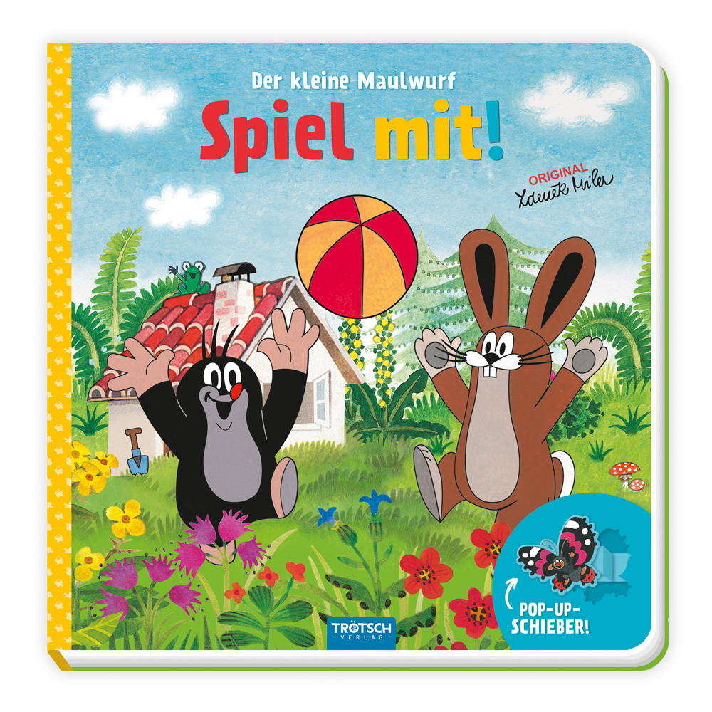 Trötsch Der kleine Maulwurf Spiel mit Pappenbuch mit Pop-up-Schiebern main product photo