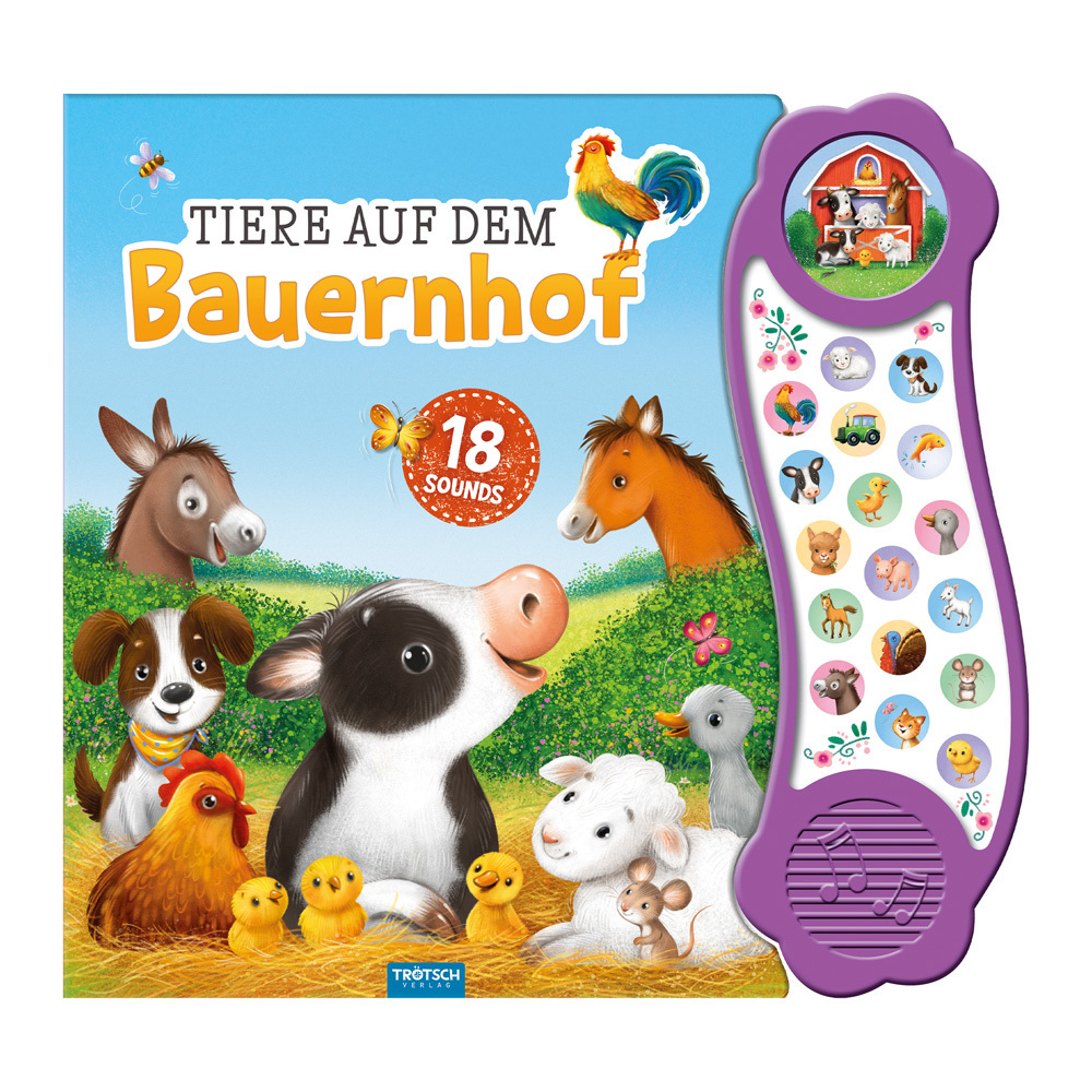 Trötsch Soundbuch Tiere auf dem Bauernhof main product photo