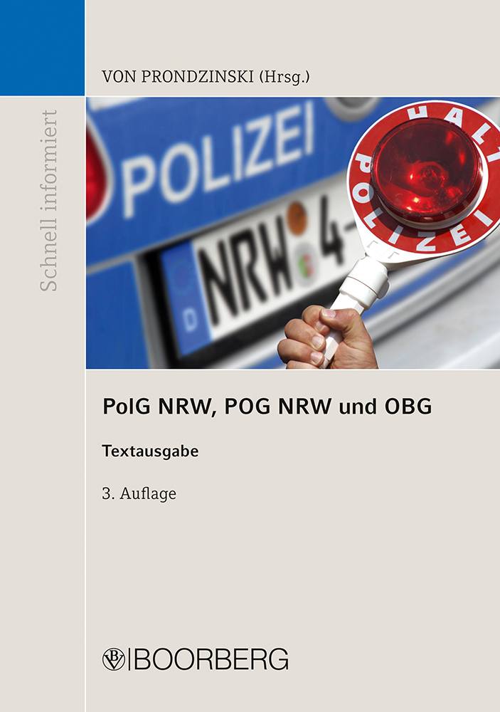 PolG NRW, POG NRW und OBG main product photo