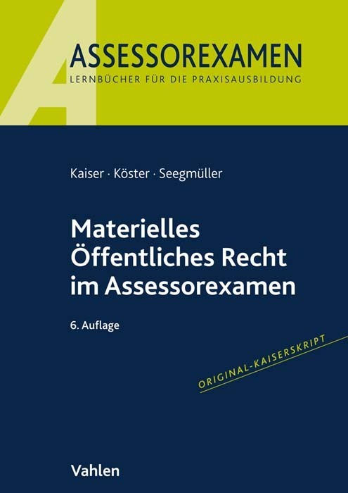 Materielles Öffentliches Recht im Assessorexamen main product photo