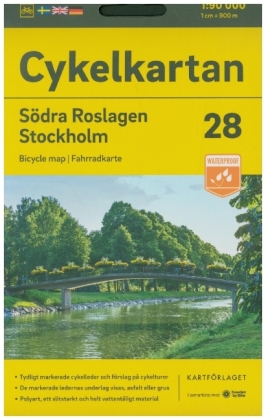Cykelkartan Blad 28 S:a Roslagen/Stockholm