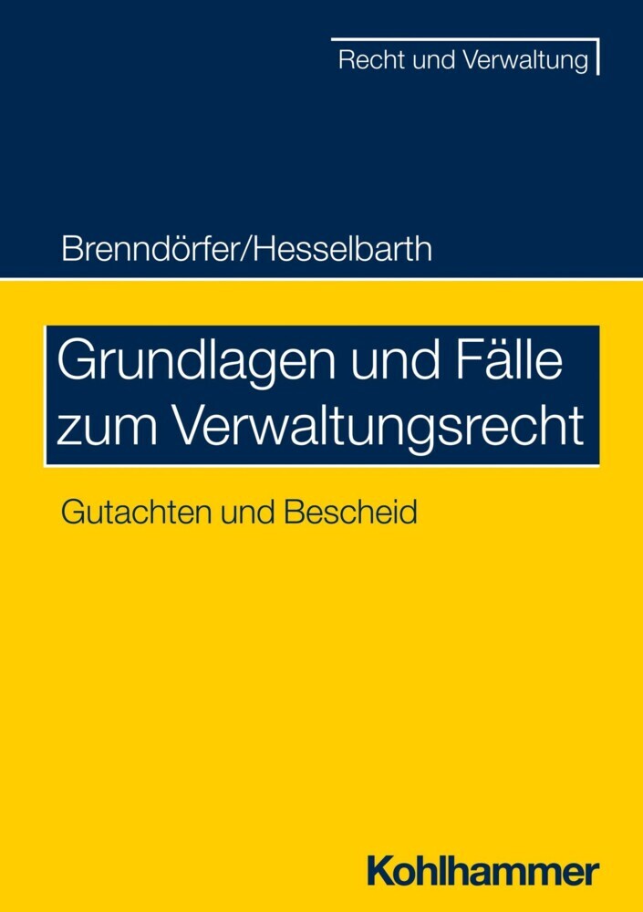 Grundlagen und Fälle zum Verwaltungsrecht main product photo
