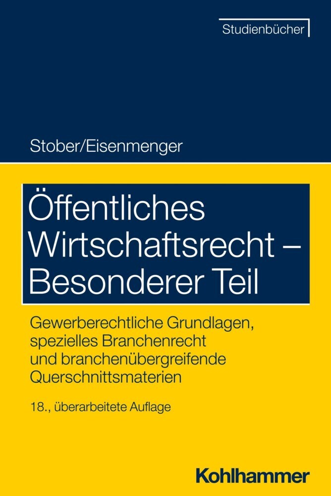 Öffentliches Wirtschaftsrecht - Besonderer Teil main product photo