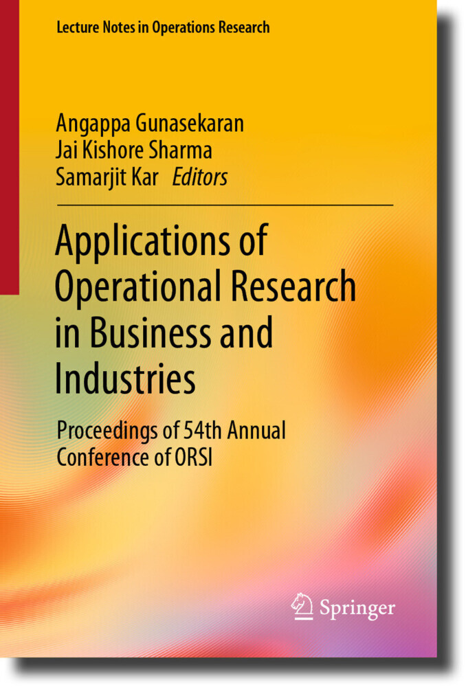 Applications of Operational Research in Business and Industries main product photo