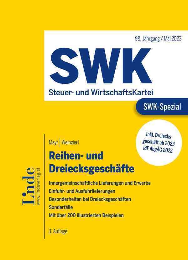SWK-Spezial Reihen- und Dreiecksgeschäfte main product photo