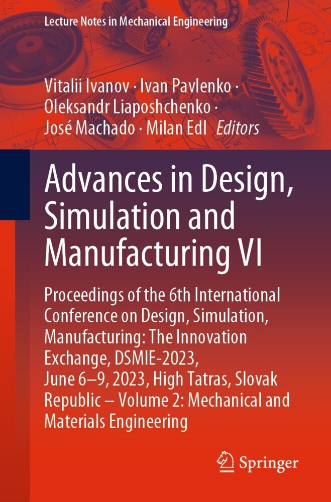 Advances in Design, Simulation and Manufacturing VI main product photo