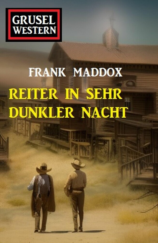 Reiter in sehr dunkler Nacht: Grusel Western main product photo