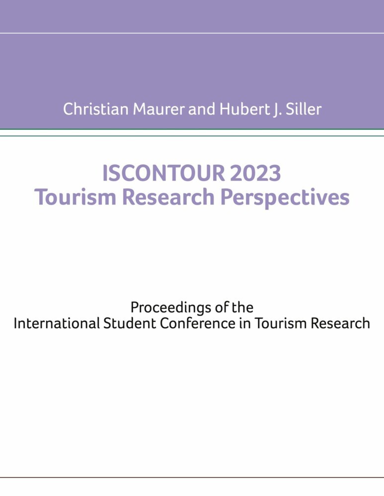 Iscontour 2023 Tourism Research Perspectives main product photo