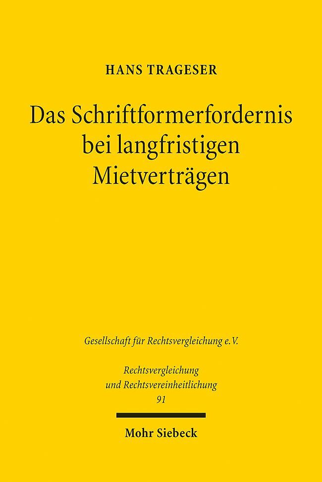 Das Schriftformerfordernis bei langfristigen Mietverträgen main product photo