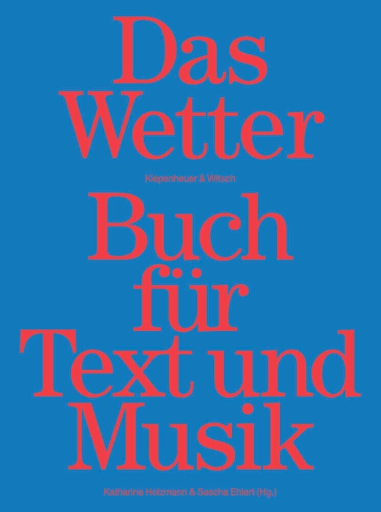 Das Wetter Buch für Text und Musik main product photo