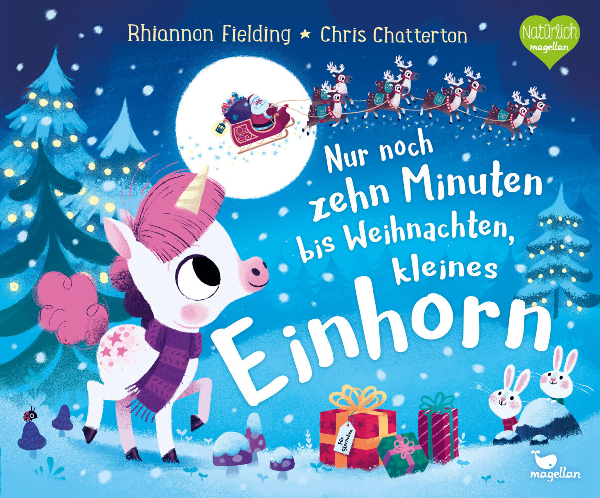 Nur noch zehn Minuten bis Weihnachten, kleines Einhorn main product photo