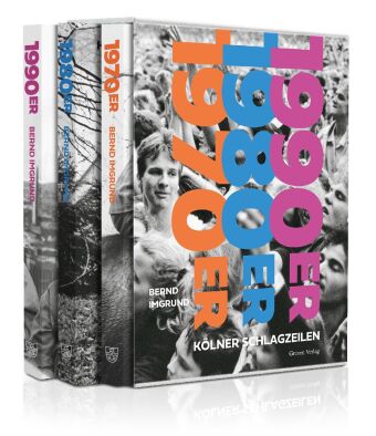 Köln Schlagzeilen 1970er, 1980er, 1990er, m. 3 Buch, 3 Teile