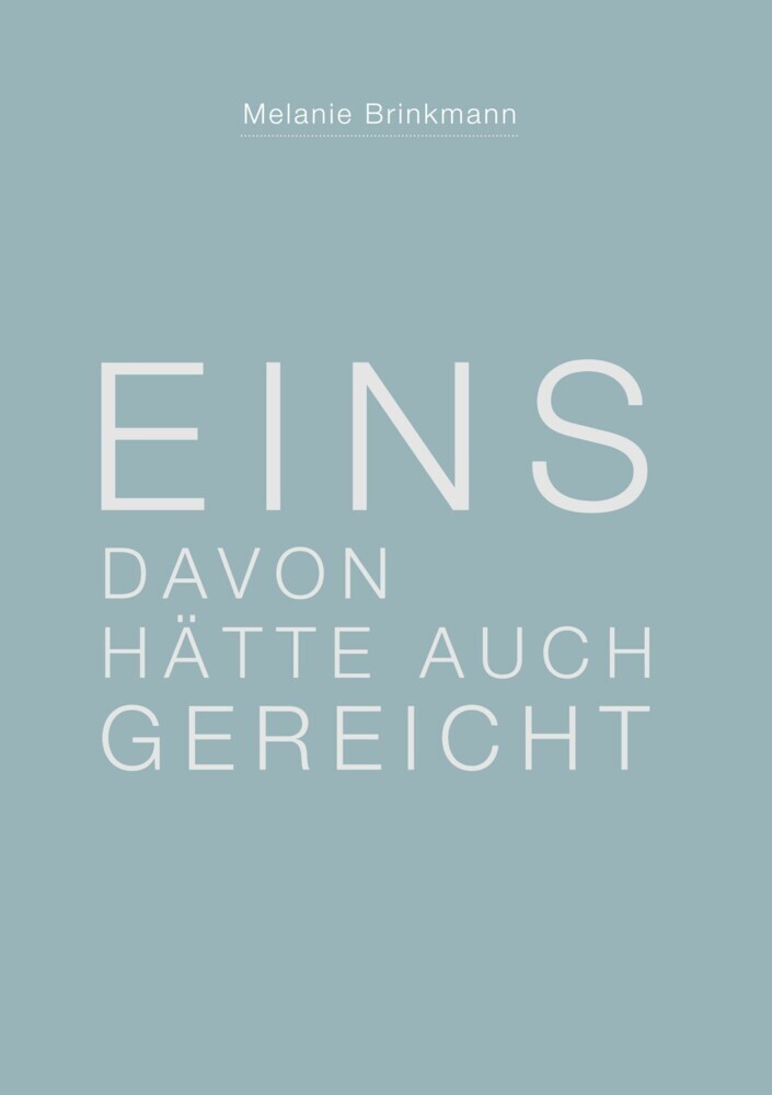 Eins davon hätte auch gereicht main product photo