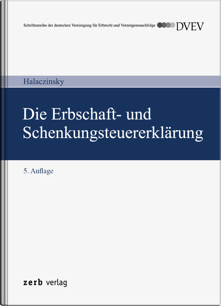 Die Erbschaft- und Schenkungsteuererklärung main product photo