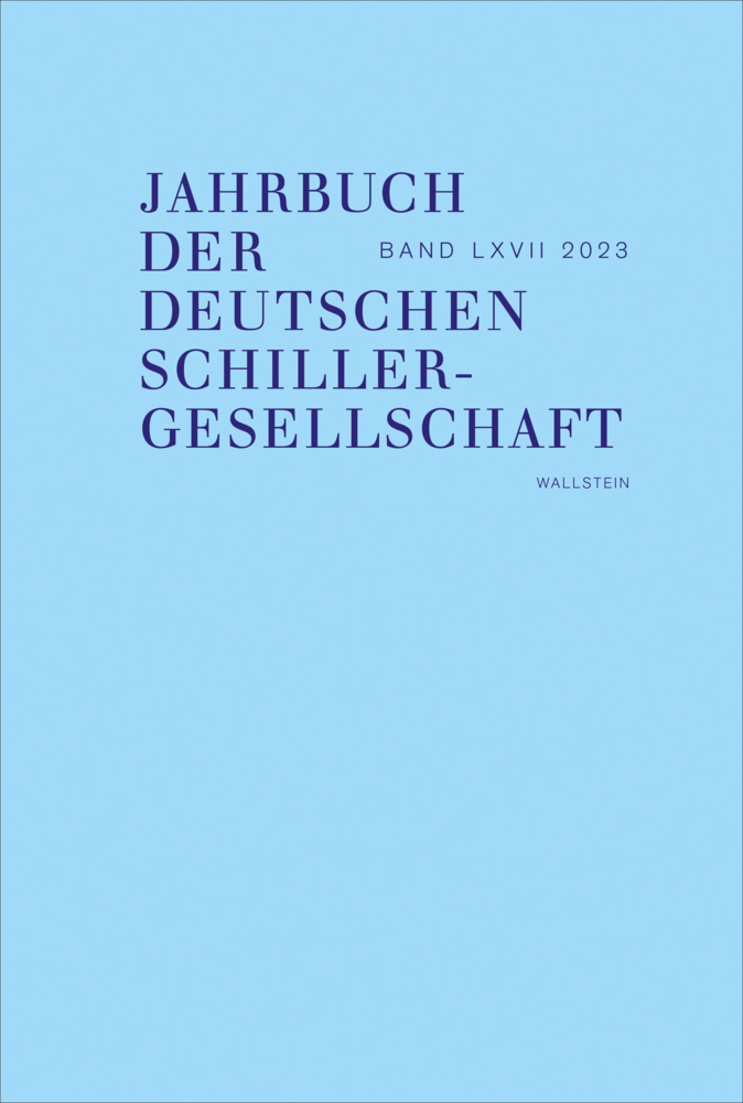 Jahrbuch der Deutschen Schillergesellschaft main product photo